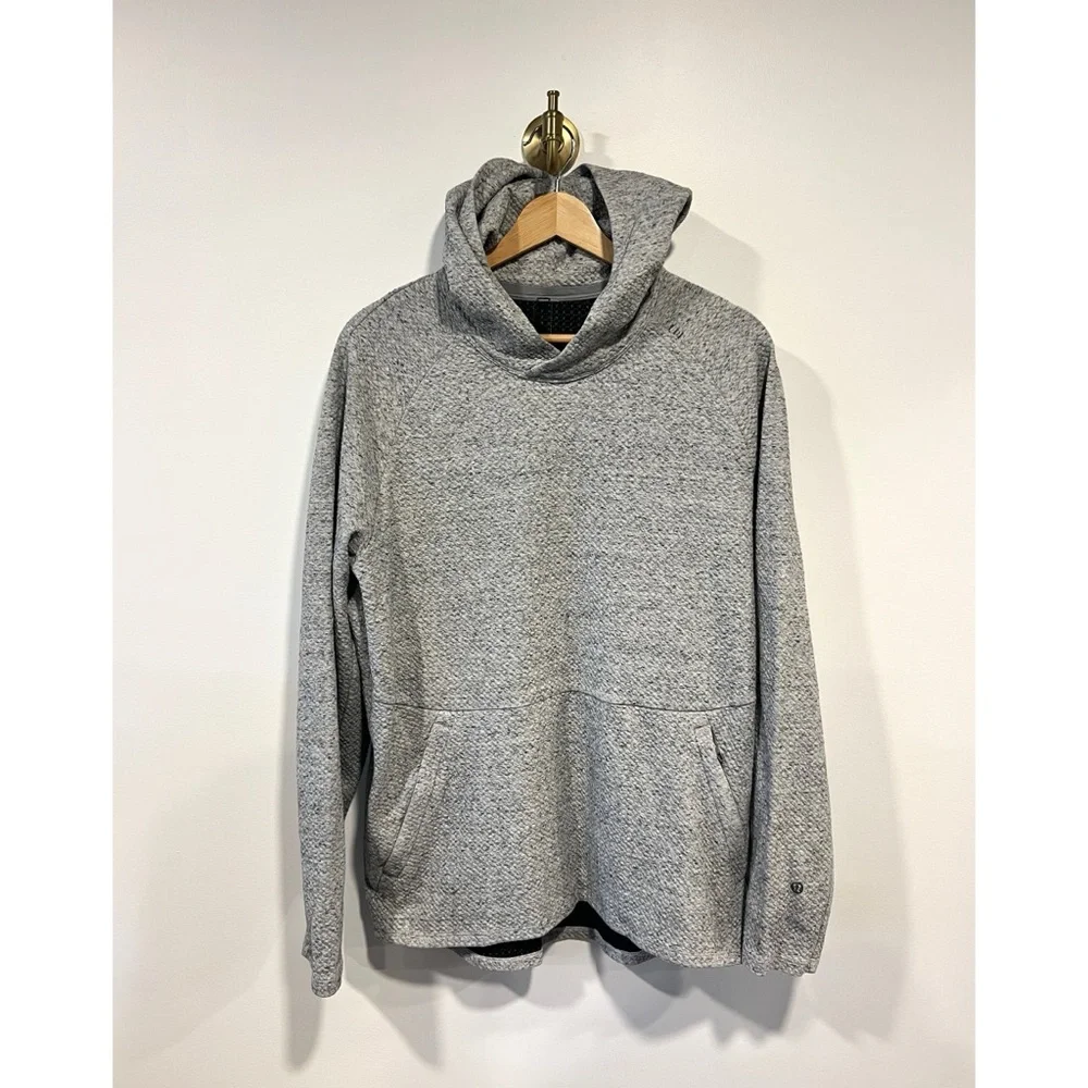 Men’s Lululemon At Ease Hoodie Textured Gray - Picture 1 of 6